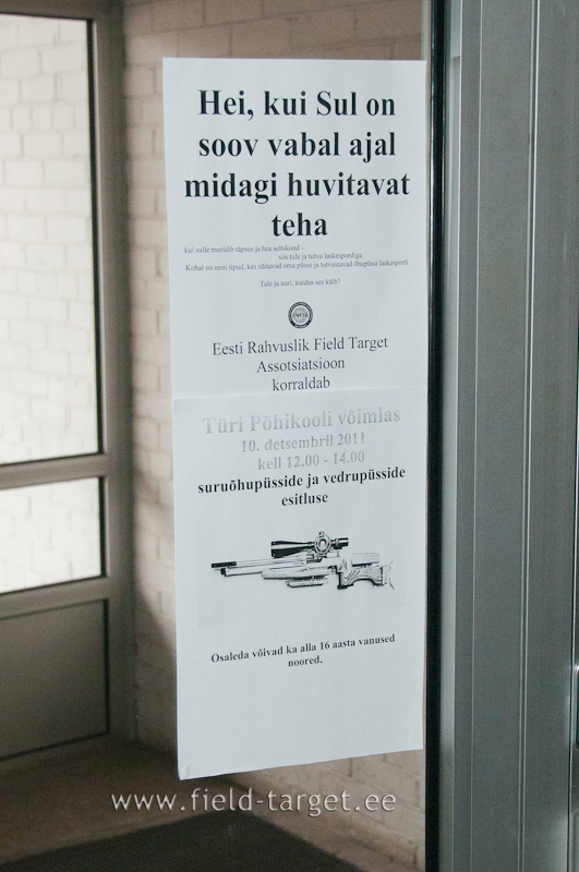 Kutse kooliperele üritusest osa saamiseks